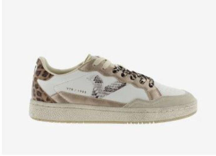 zapatilla VICTORIA BEIGE print